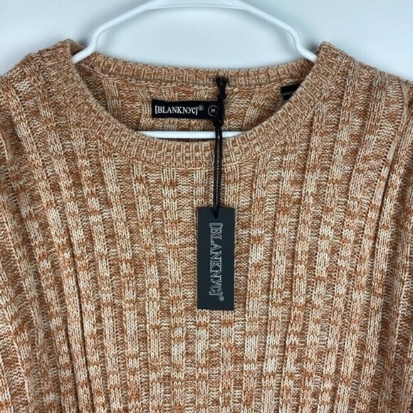 BLANKNYC Sweater Womens Medium Scoop Neck Pullover Casual Sweater - Picture 5 of 12